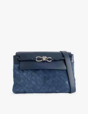 BOTTEGA VENETA Andiamo Suede Messenger Bag