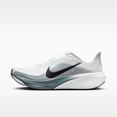 Nike Pegasus 42 Men's Road-Running Shoes - White/Mineral Slate/Hyper Pink/Black