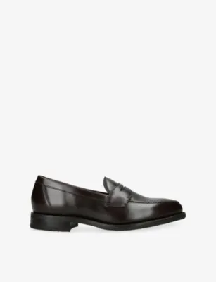 LOAKE Imperial Leather Loafers - EUR 42 / 8 UK MEN in Dark Brown – Mens | Loafers