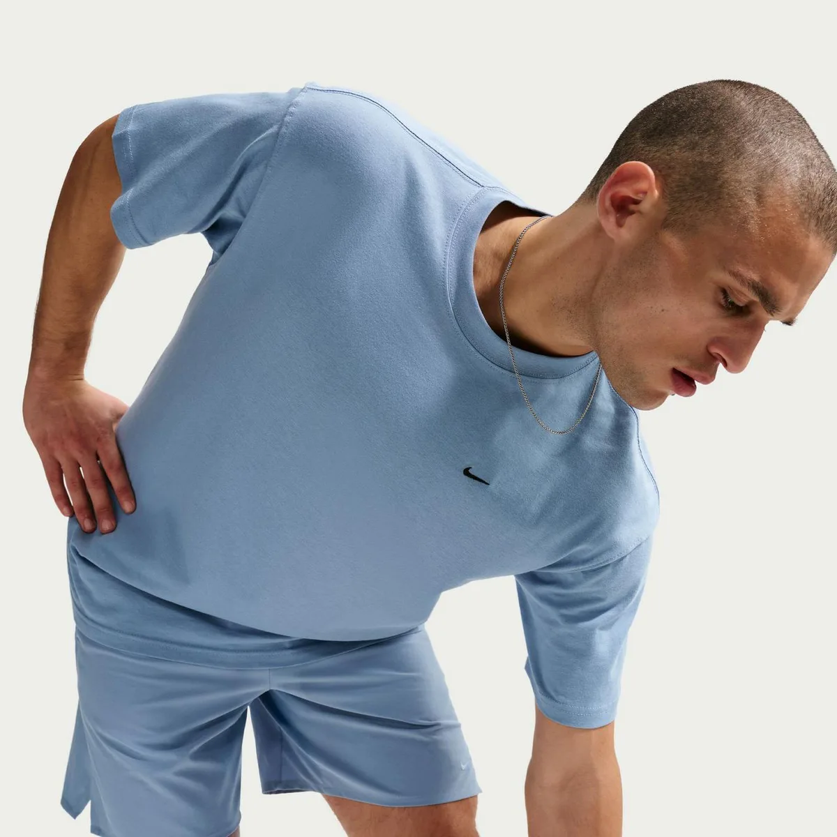 For Him Nike Men's T-Shirt in Work Blue, additional product view 3