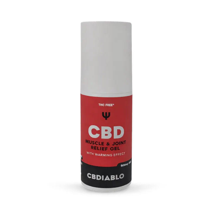 CBDIABLO 500mg CBD warming muscle gel 100ml
