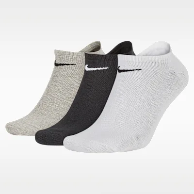 Nike Lightweight Training No-Show Socks (3 Pairs) - Multi-Colour in Multi-Colour – Nike men's and unisex