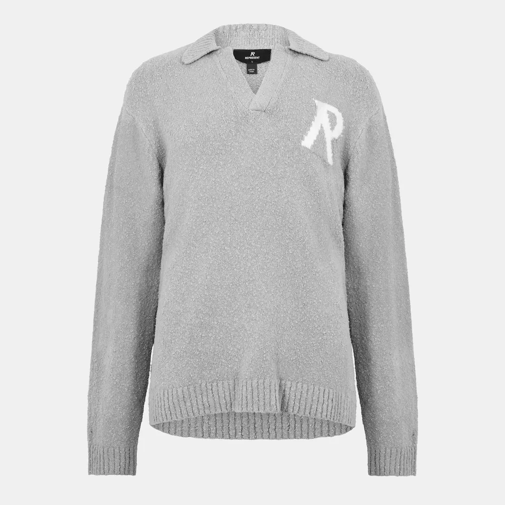 Represent Men's Rep R Boucle Crew Neck Jumper