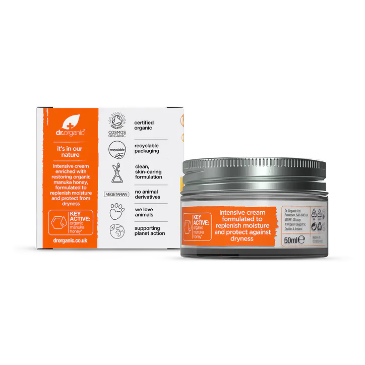 Dr Organic Manuka Honey Rescue Cream 50ml detail 2