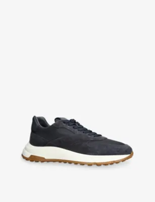 HOGAN Hyperlight Suede and Mesh Trainers - EUR 46 / 12 UK MEN in BLUE/DARK, additional product view 3