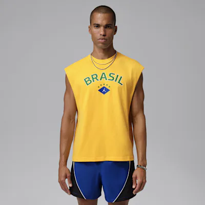 Jordan Men's Sleeveless Graphic T-Shirt - Varsity Maize