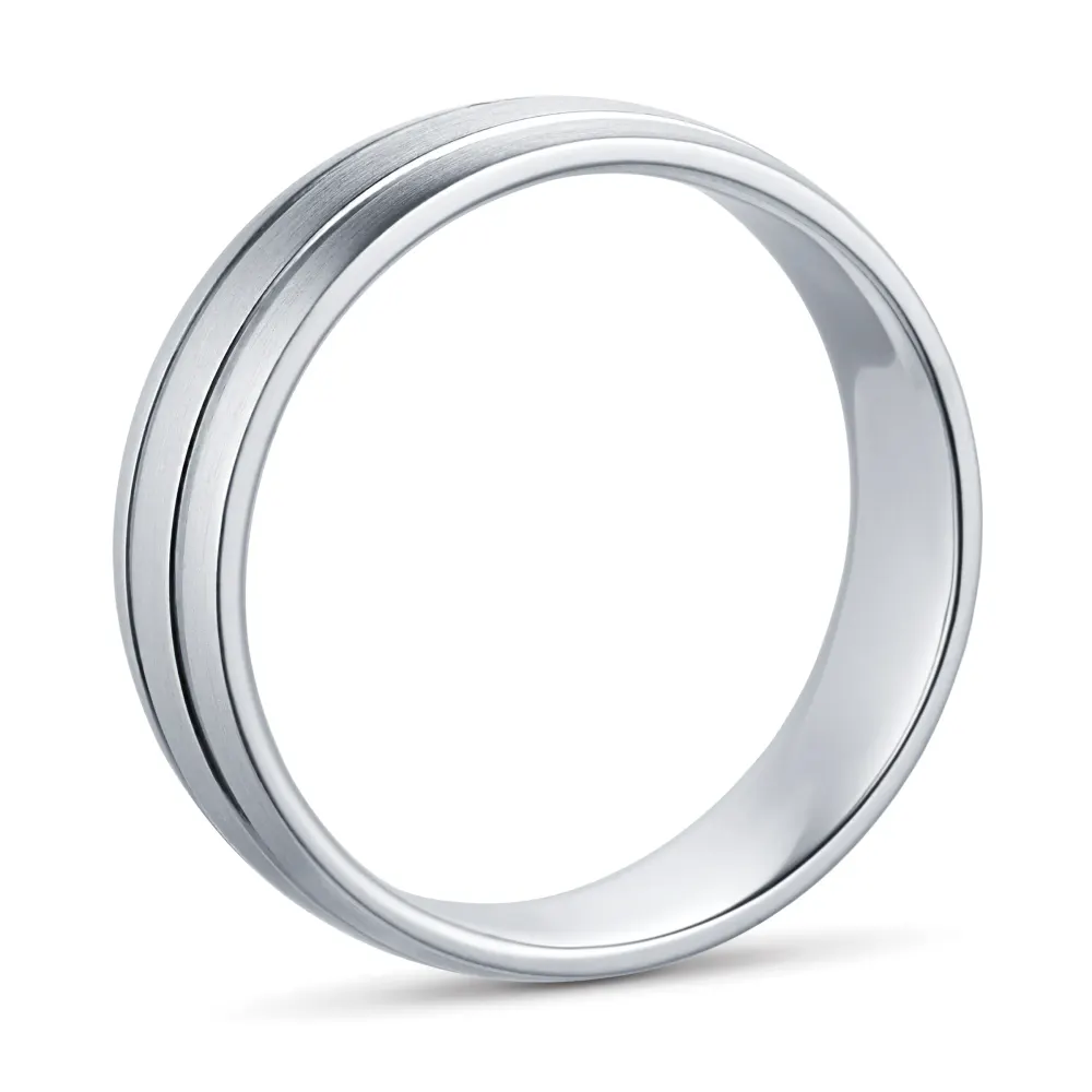 For Him Palladium 500 6mm Fancy Gents Ring, additional product view 3
