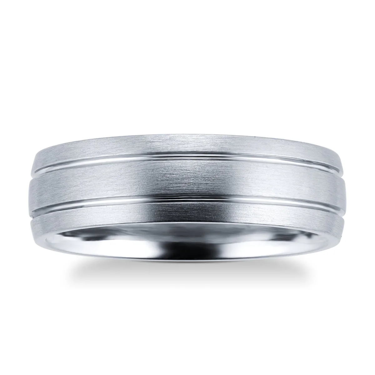 For Him Palladium 500 6mm Fancy Gents Ring
