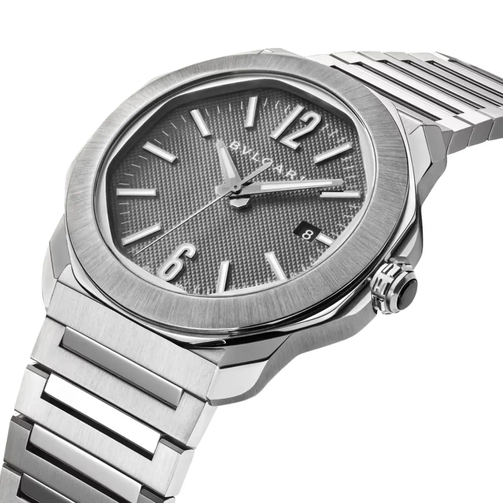 Bvlgari Octo Roma 41mm Mens Watch Grey detail 2