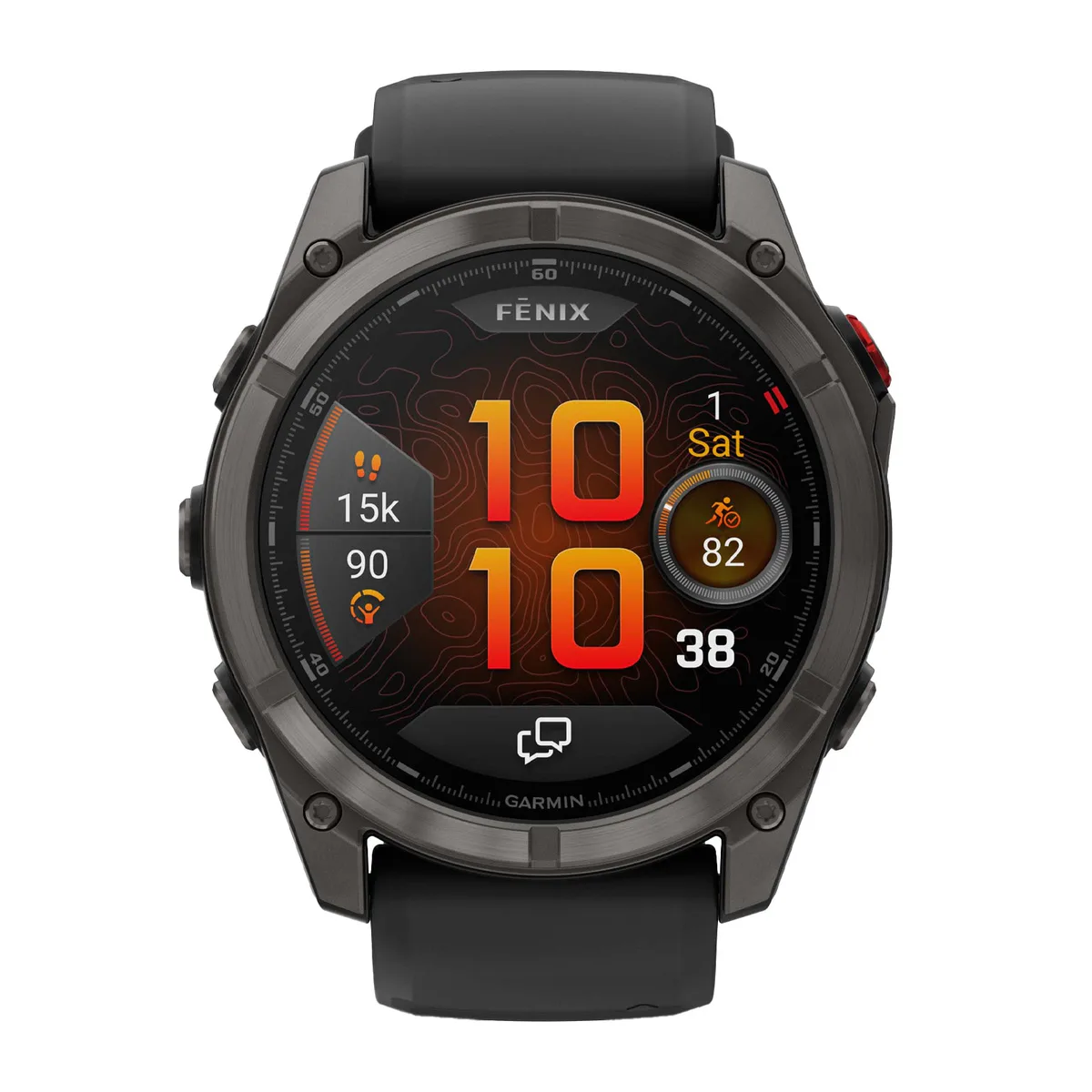 Garmin Fēnix® 8 Pro 51mm AMOLED Mens Watch Black Strap