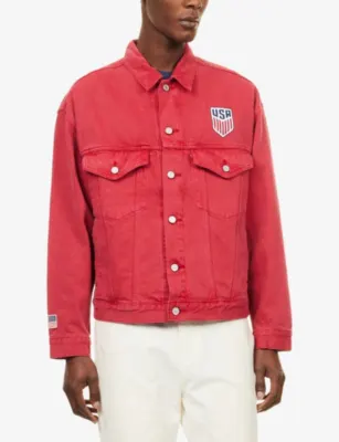 LEVIS Levi's x World Cup USA Soccer Type III Denim Trucker Jacket detail 3