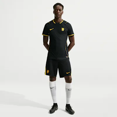 Nike Chelsea F.C. 2026/27 Stadium Away Men's Nike Dri-FIT Football Replica Shorts - Black/Midwest Gold/Midwest Gold