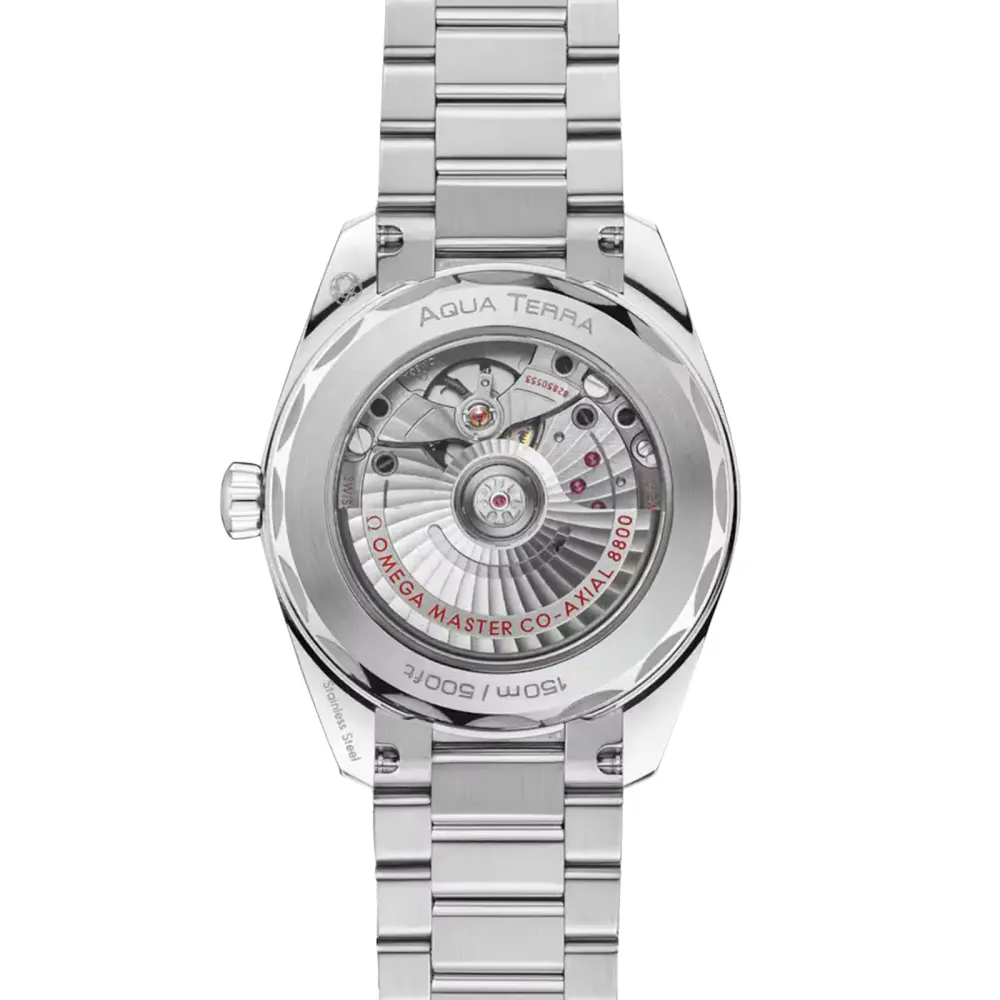 Omega Seamaster Aqua Terra 150m Co-Axial Master Chronometer 38mm Unisex Watch Green detail 2