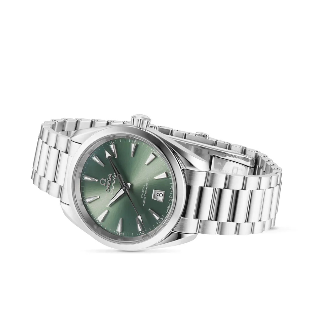 Omega Seamaster Aqua Terra 150m Co-Axial Master Chronometer 38mm Unisex Watch Green detail 3