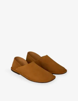 SANDRO Suede Slip-On Loafers - EUR 44 / 10 UK MEN in COGNAC, additional product view 3