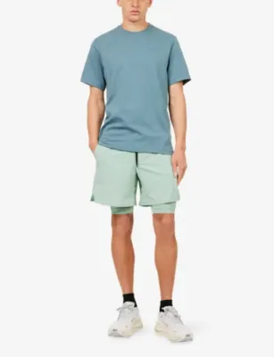NIKE Primary Dri-FIT Short-Sleeve Cotton-Jersey Top detail 2