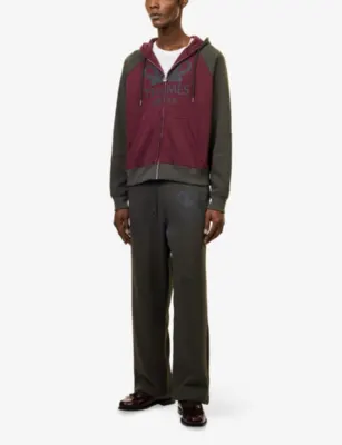 THAMES Stamp Cotton-Blend Jogging Bottoms detail 2