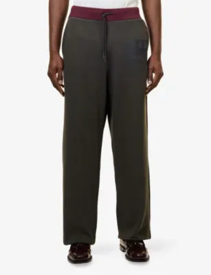 THAMES Stamp Cotton-Blend Jogging Bottoms detail 3