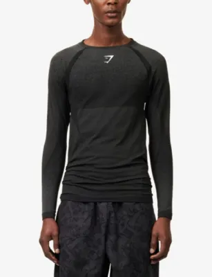 GYMSHARK Shadow Muscle-Fit Stretch-WovenTop detail 3