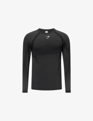 GYMSHARK Shadow Muscle-Fit Stretch-WovenTop