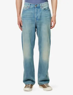 NUDIE JEANS Tuff Tony Straight-Leg Denim Jeans - 38/32 detail 3