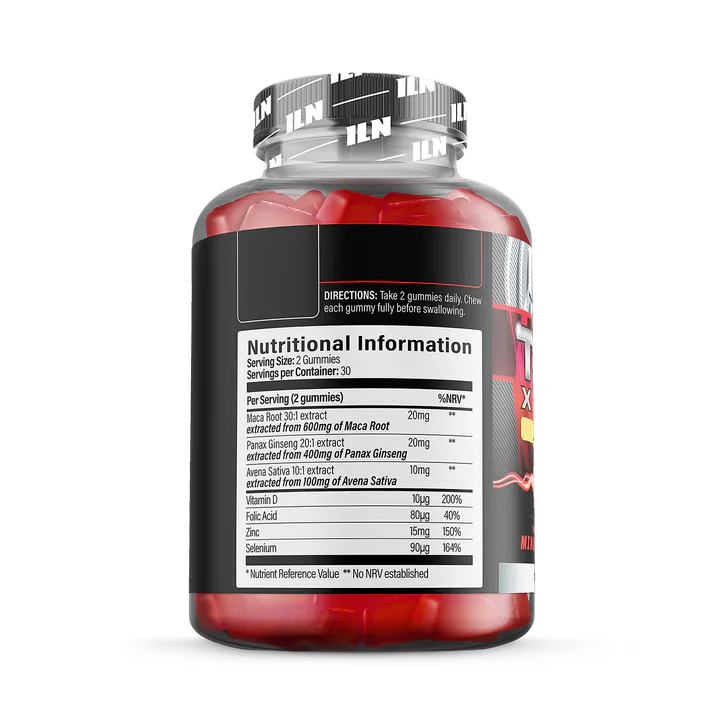 Iron Labs Nutrition Test Xtreme Gummies - Testosterone Supplements for Men - 60 Vegan Gummies (Berry Flavour) detail 2
