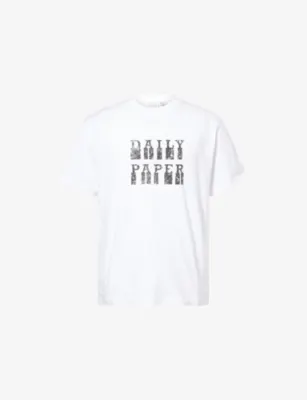 DAILY PAPER Blocked Crewneck Cotton-Jersey T-Shirt
