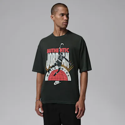 Jordan Men's Oversized Reissue T-Shirt - Off-Noir/Infrared 23