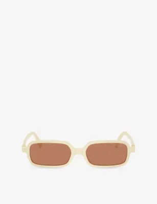MIU MIU MU 11ZS rectangle-frame acetate sunglasses
