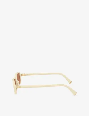 MIU MIU MU 11ZS rectangle-frame acetate sunglasses detail 2