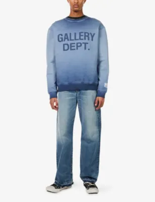 GALLERY DEPT Basic Crewneck Cotton-Jersey Sweatshirt detail 2