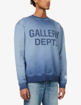 GALLERY DEPT Basic Crewneck Cotton-Jersey Sweatshirt detail 3
