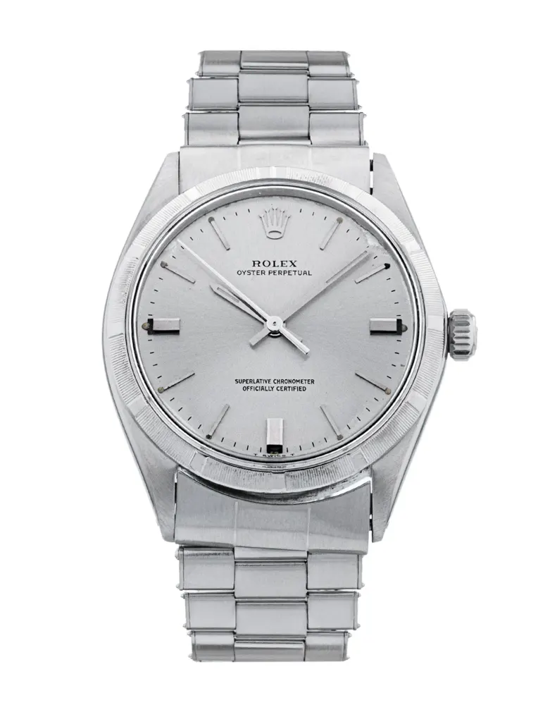 Rolex Oyster Perpetual 1003 — 1966 — Excellent in Silver Baton – Pre-owned watches
