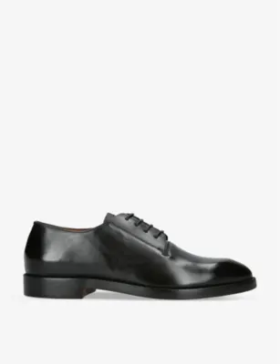 ZEGNA Torino tonal-stitching leather Oxford shoes - EUR 41.5 / 7.5 UK MEN in BLACK – Mens | Smart shoes | Derby shoes