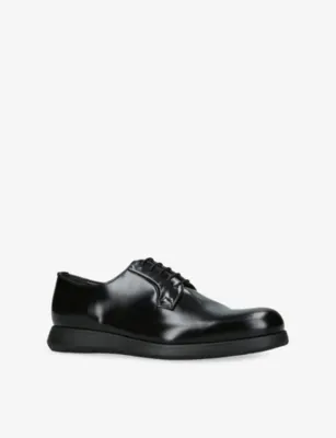 CHURCH'S Hybrid Leather Derby Shoes - EUR 43 / 9 UK MEN in BLACK, additional product view 3