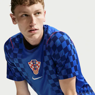 Nike Croatia 2026 Stadium Away Men's Nike Dri-FIT Football Replica Shirt - Deep Royal Blue/Hyper Royal/White