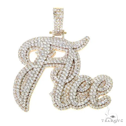 RINA - For Him CUSTOM Custom Made Name Diamond Pendant 67249 – Pendant
