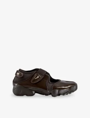 For Him Air Rift Leather Trainers - 6.5 in VELVET BROWN METALLIC GO – Mens | Trainers | Lace up trainers