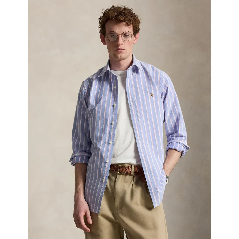 Polo Ralph Lauren Men's Long Sleeve Oxford Shirt detail 2