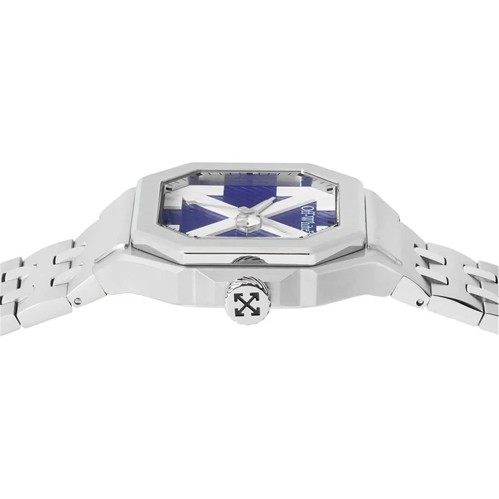Off White Heavy Duty Watch in Blue/Silver, additional product view 3