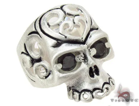 RINA - SUNNY 2 Mens Silver Skull Ring 31329 in 6 – Ring