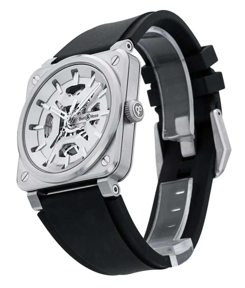 Bell and Ross BR 03 BR03A-GR-SKST/SRB — 2025 — Very good in Skeleton, additional product view 2