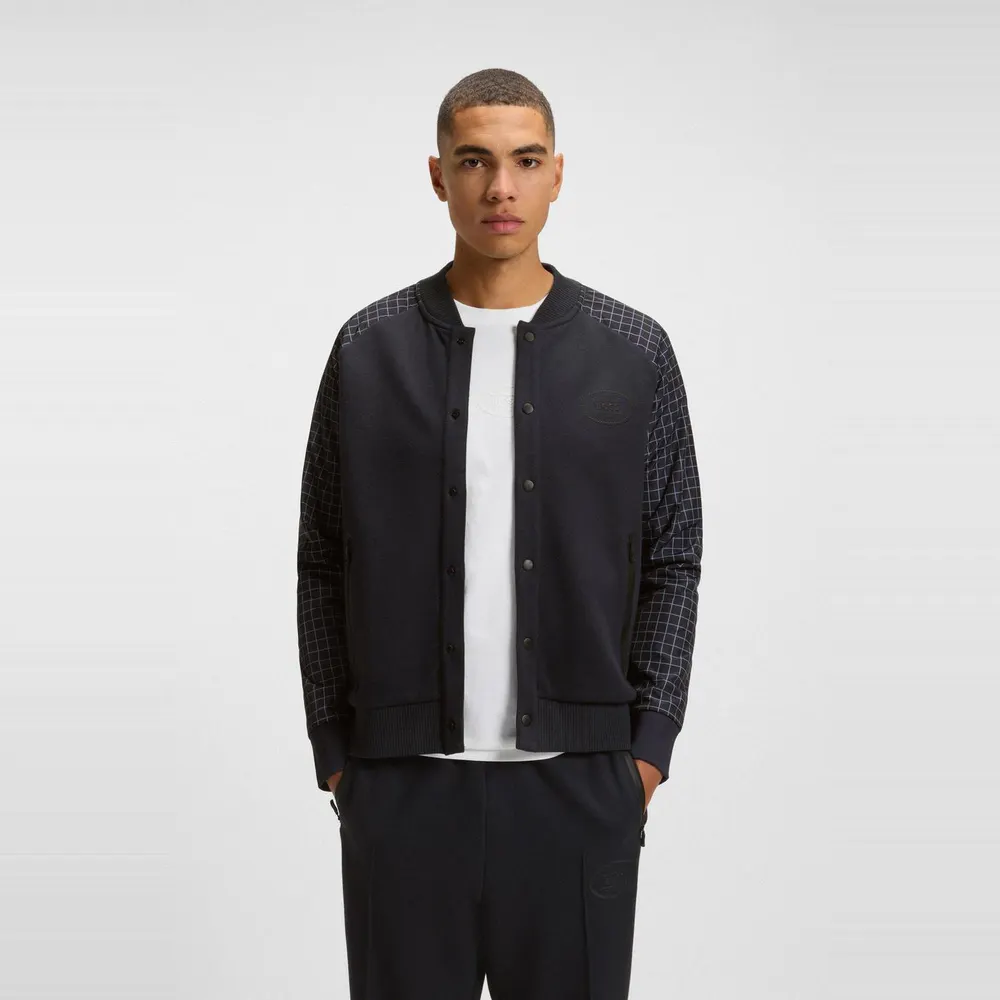 Boss Men's Long-Sleeve Bomber Jacket detail 2