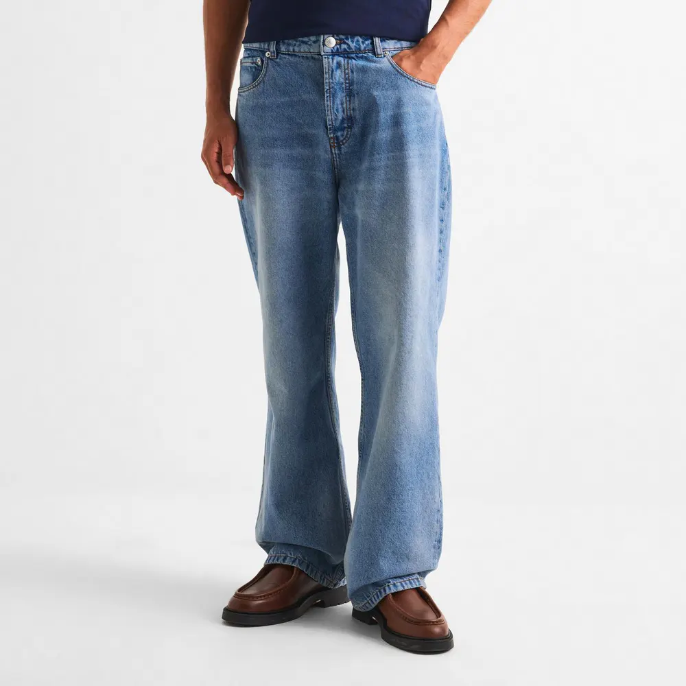 Ami Paris Large Fit Cotton Jeans detail 3