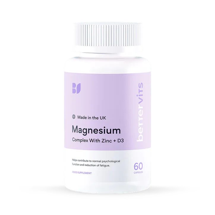 Bettervits Magnesium Complex with Zinc & D3 60 Capsules