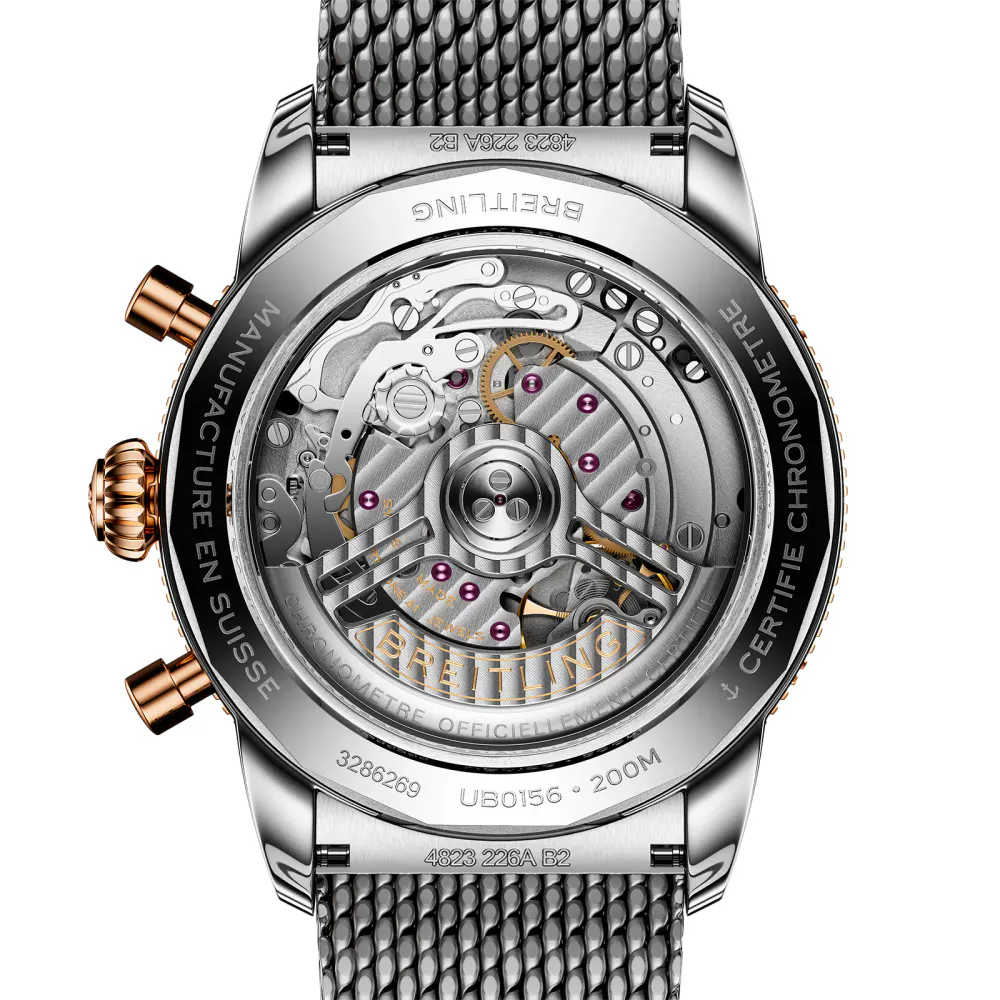 Breitling Superocean Heritage B01 Chronograph 42mm Mens Watch Black in Black, additional product view 2