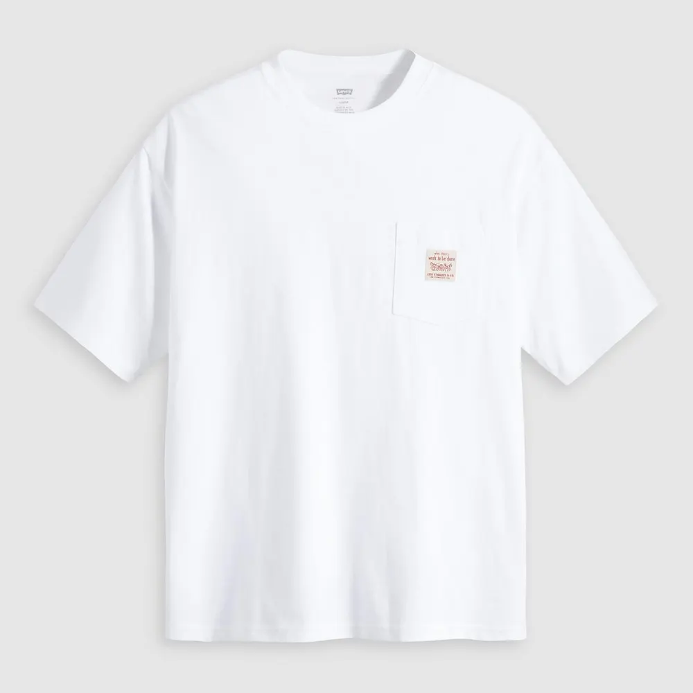 Levis Men's Workwear Cotton Short-Sleeve Crew-Neck T-Shirt
