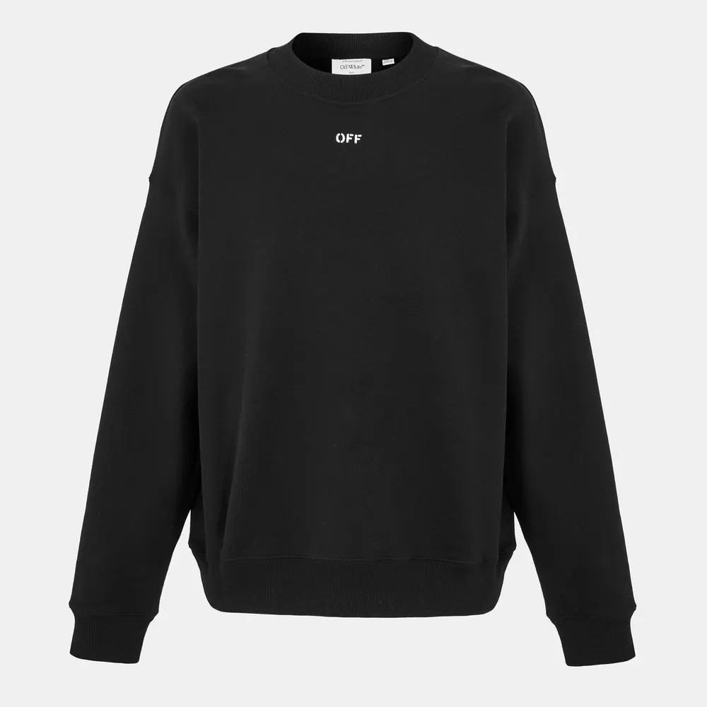 Off White Men's Skate Contemporary Fit Crew Sweatshirt