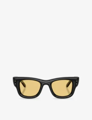 RAY-BAN RB4940 Wayfarer Puffer Square-Frame Nylon Sunglasses