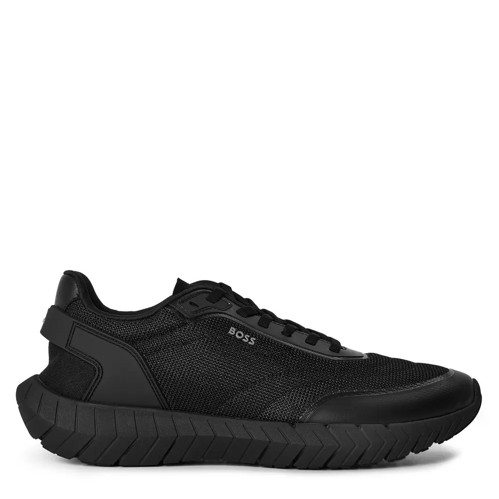 Boss Mens BOSS Motion Runner Trainers with Logo Detail